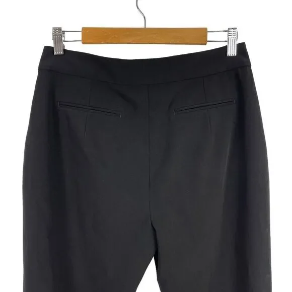 All Saints Dala Trousers Slacks Career Pants Pleated Black Womens Size 6 Tapered - Picture 7 of 13